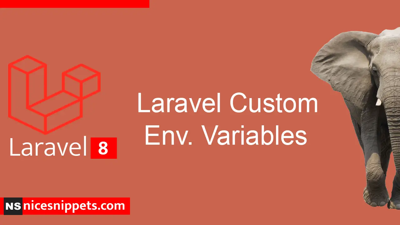Laravel Custom Env. Variables